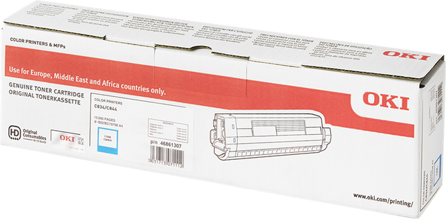 OKI 46861307 Cyan Toner