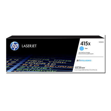 Original HP 415X Cyan Blau W2031X Toner LaserJet Pro M454 M479