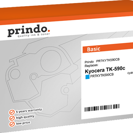 Prindo Basic Cyan Toner PRTKYTK590CB