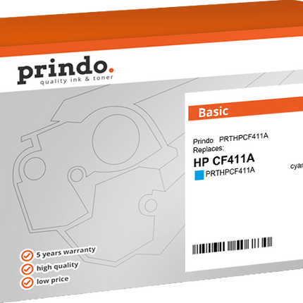 Prindo Basic Cyan Toner PRTHPCF411A