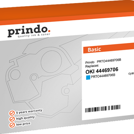 Prindo Basic Cyan Toner PRTO44469706B