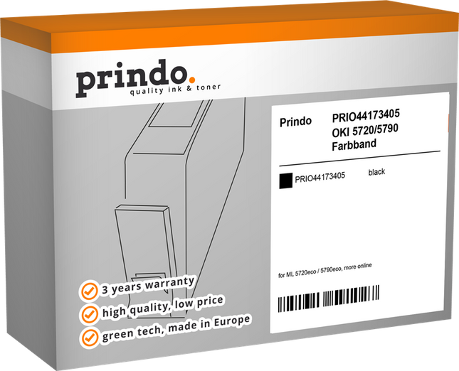 Prindo Basic Farbband Schwarz (PRIO44173405)
