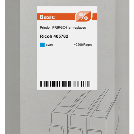 Prindo Basic Gel Patrone Cyan (PRIRGC41c)
