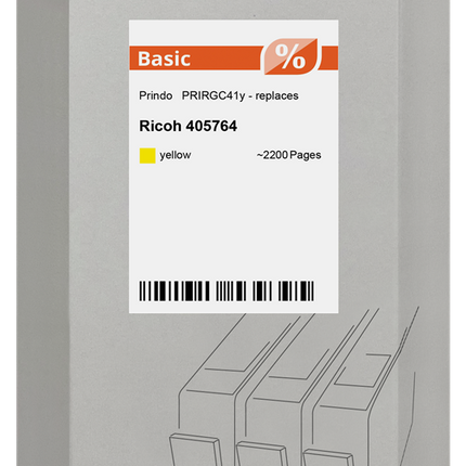 Prindo Basic Gel Patrone Gelb (PRIRGC41y)