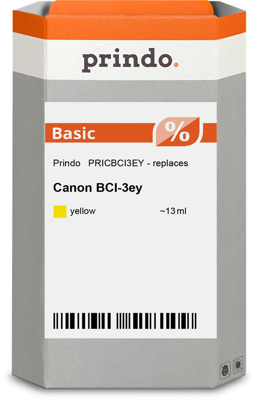Prindo Basic Gelb Druckerpatrone PRICBCI3EY