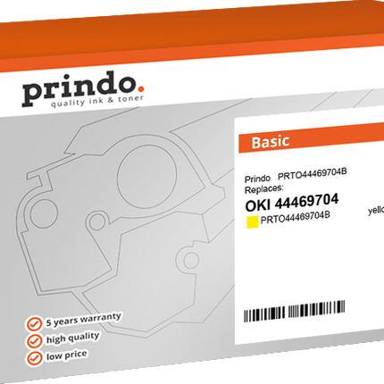 Prindo Basic Gelb Toner PRTO44469704B