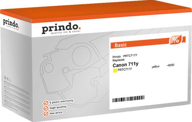 Prindo Basic Gelb Toner PRTC711Y