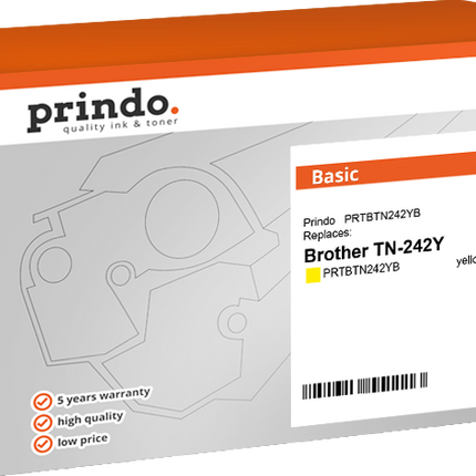 Prindo Basic Gelb Toner PRTBTN242YB
