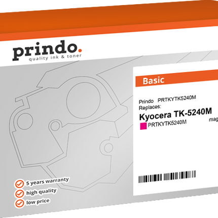 Prindo Basic Magenta Toner PRTKYTK5240M
