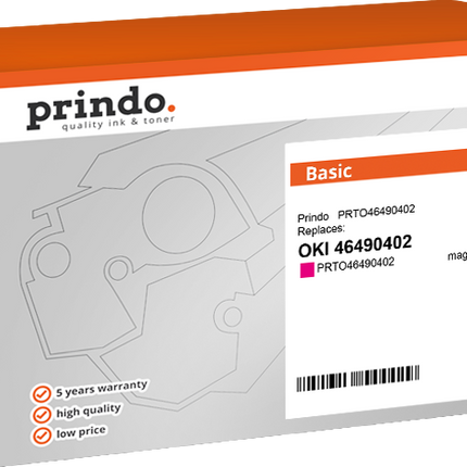 Prindo Basic Magenta Toner PRTO46490402
