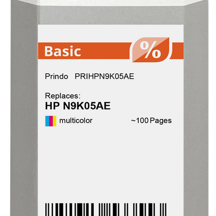 Prindo Basic mehrere Farben Druckerpatrone PRIHPN9K05AE