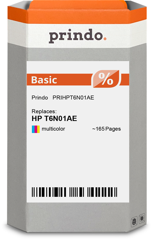 Prindo Basic mehrere Farben Druckerpatrone PRIHPT6N01AE