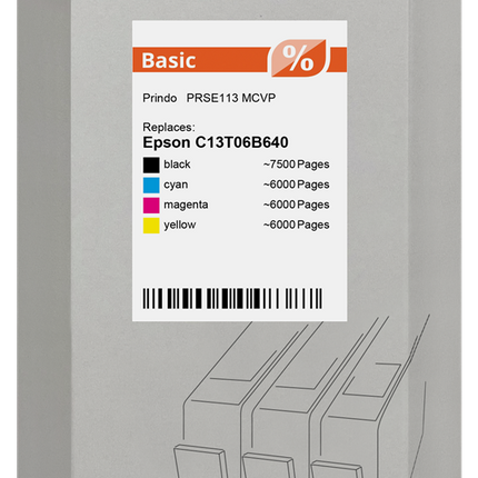 Prindo Basic Multipack Schwarz / Cyan / Magenta / Gelb