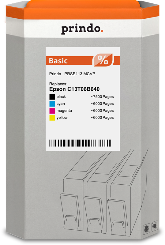 Prindo Basic Multipack Schwarz / Cyan / Magenta / Gelb