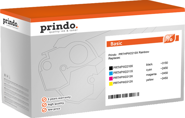 Prindo Basic Multipack Schwarz / Cyan / Magenta / Gelb