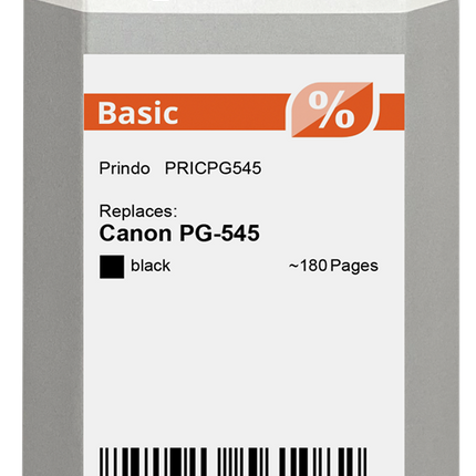 Prindo Basic Schwarz Druckerpatrone PRICPG545