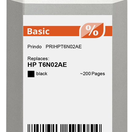 Prindo Basic Schwarz Druckerpatrone PRIHPT6N02AE