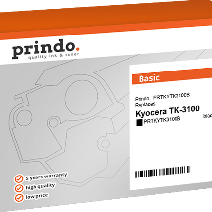 Prindo Basic Schwarz Toner PRTKYTK3100B