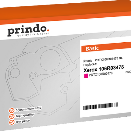 Prindo Basic XL Magenta Toner PRTX106R03478