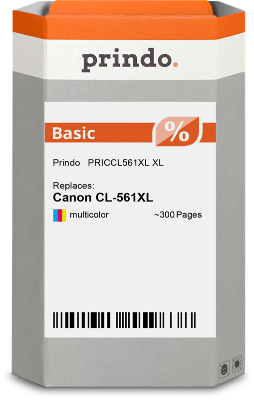 Prindo Basic XL mehrere Farben Druckerpatrone PRICCL561XL