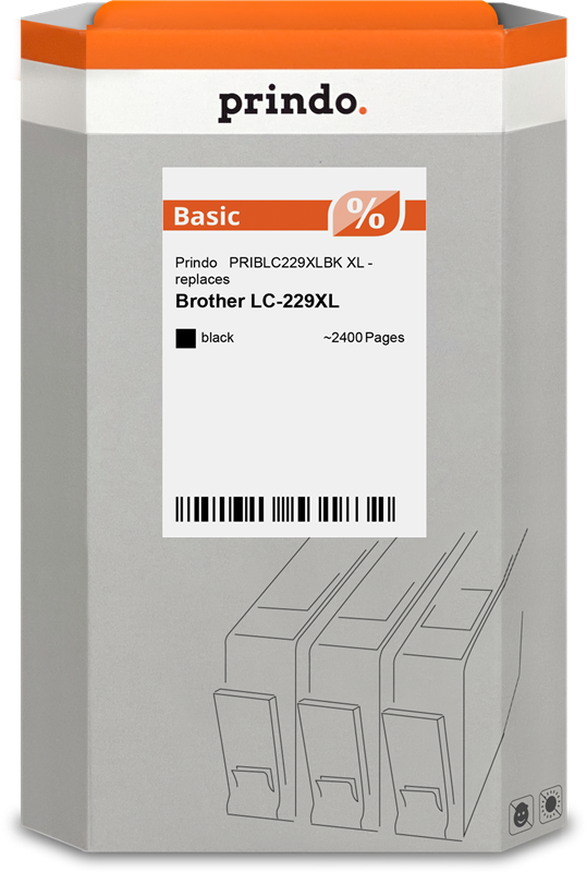 Prindo Basic XL Schwarz Druckerpatrone PRIBLC229XLBK