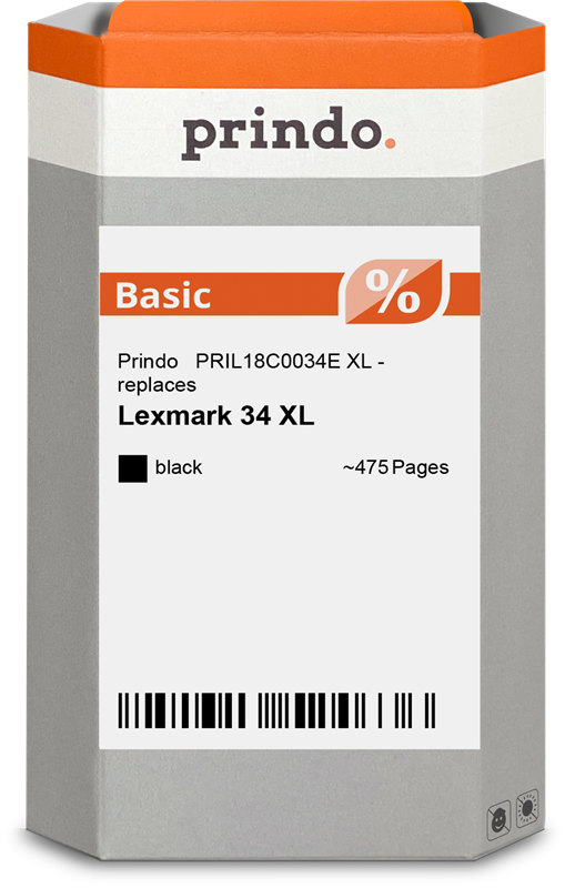 Prindo Basic XL Schwarz Druckerpatrone PRIL18C0034E
