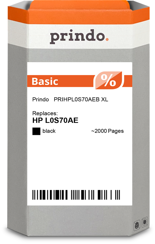 Prindo Basic XL Schwarz Druckerpatrone PRIHPL0S70AEB