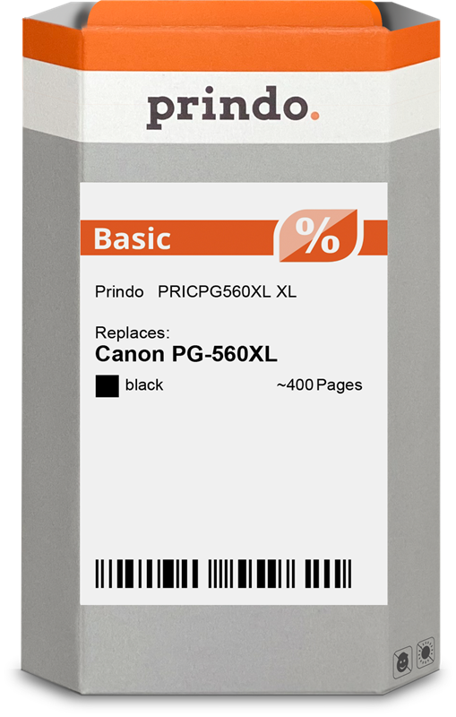 Prindo Basic XL Schwarz Druckerpatrone PRICPG560XL