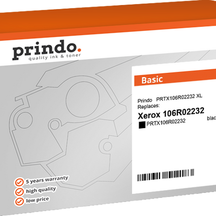 Prindo Basic XL Schwarz Toner PRTX106R02232