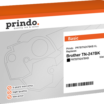 Prindo Basic XL Schwarz Toner PRTBTN247BKB