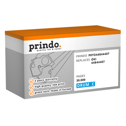Prindo Classic Bildtrommel Cyan