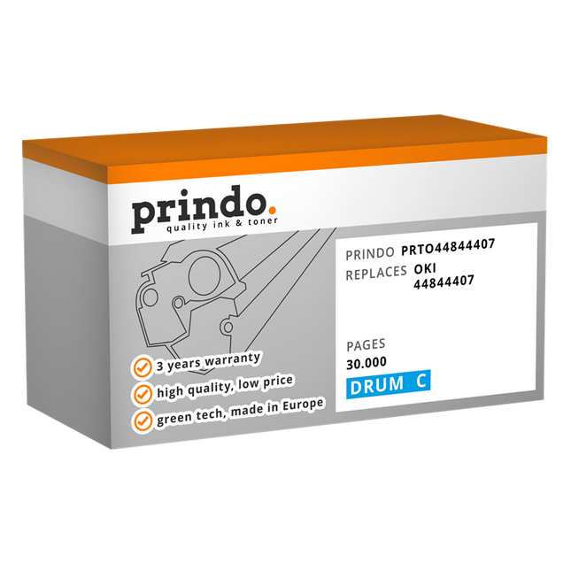 Prindo Classic Bildtrommel Cyan