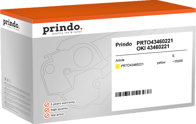 Prindo Classic Bildtrommel Gelb