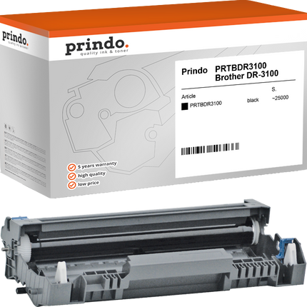 Prindo Classic Bildtrommel Schwarz (PRTBDR3100)
