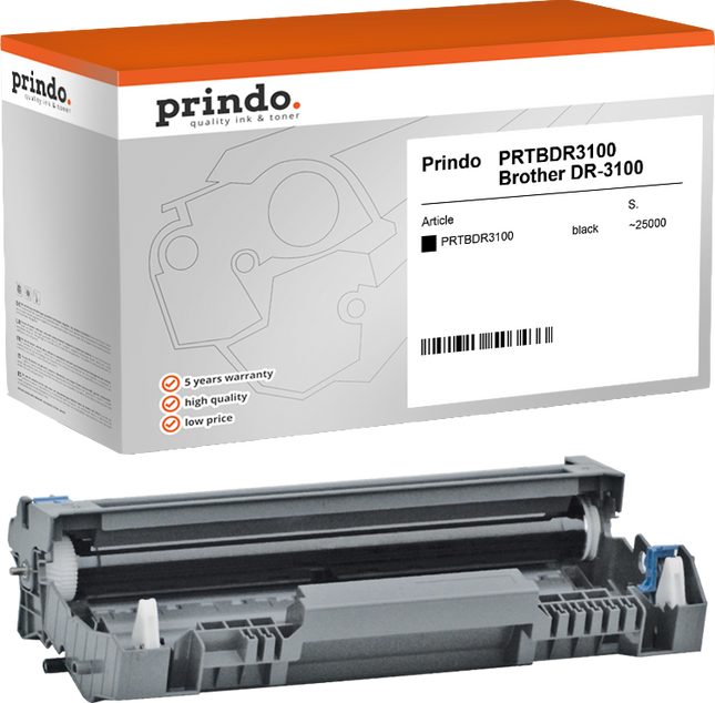 Prindo Classic Bildtrommel Schwarz (PRTBDR3100)