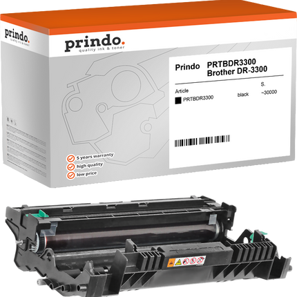 Prindo Classic Bildtrommel Schwarz (PRTBDR3300)