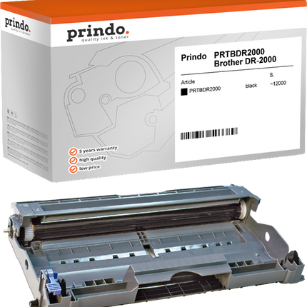 Prindo Classic Bildtrommel Schwarz (PRTBDR2000)