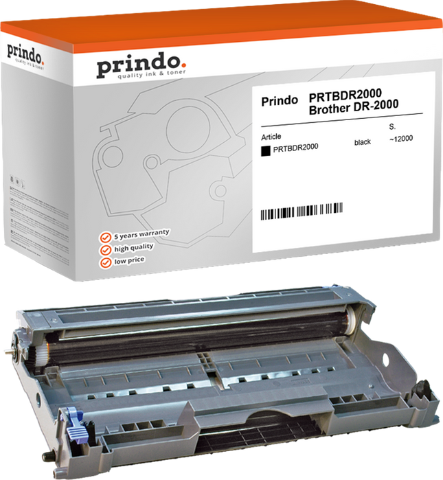 Prindo Classic Bildtrommel Schwarz (PRTBDR2000)