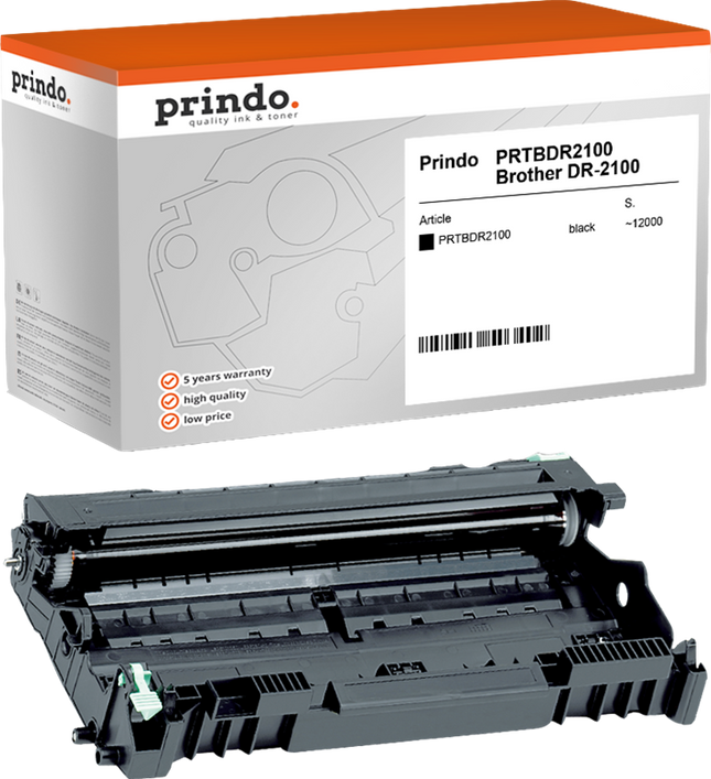 Prindo Classic Bildtrommel Schwarz (PRTBDR2100)