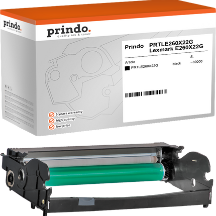 Prindo Classic Bildtrommel Schwarz (PRTLE260X22G)