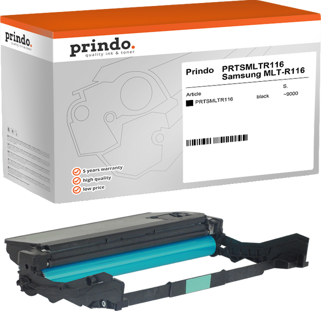 Prindo Classic Bildtrommel Schwarz (PRTSMLTR116)