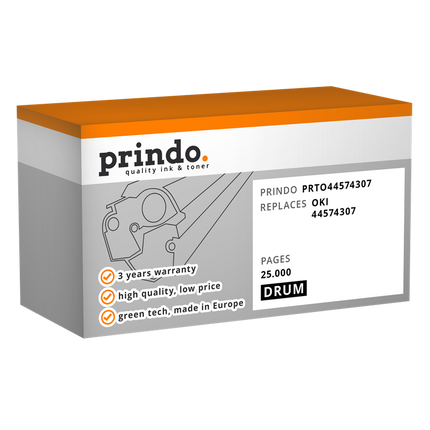 Prindo Classic Bildtrommel Schwarz