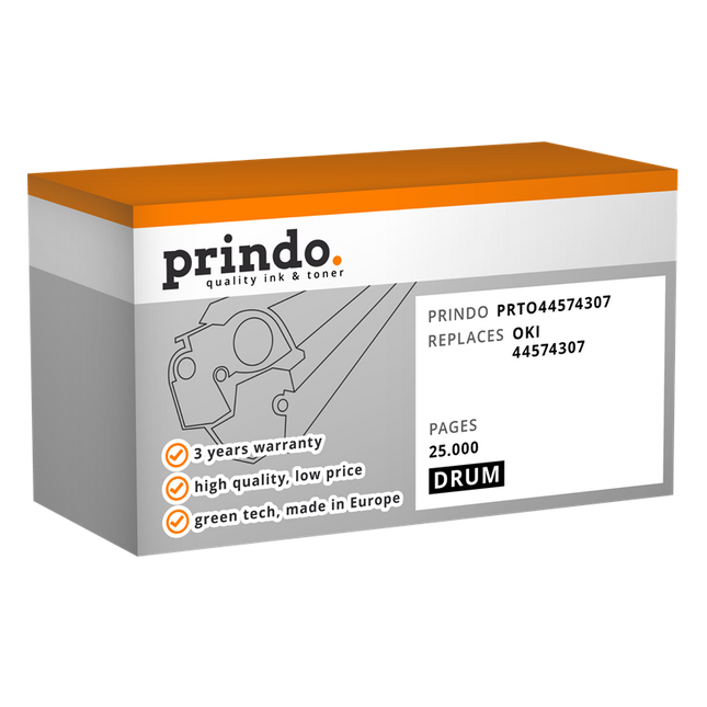 Prindo Classic Bildtrommel Schwarz