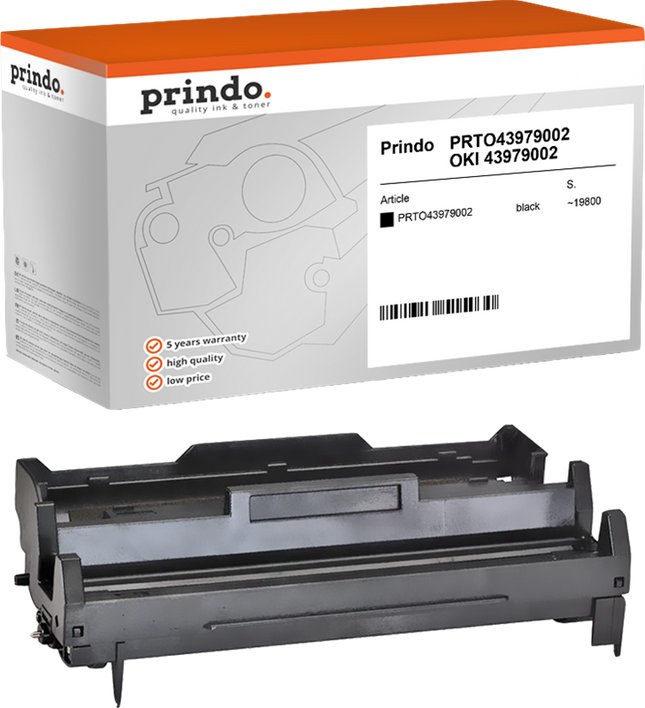 Prindo Classic Bildtrommel Schwarz
