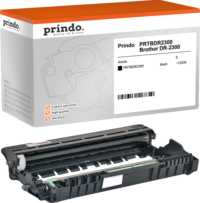 Prindo Classic Bildtrommel Schwarz (PRTBDR2300)