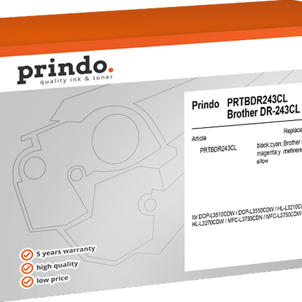 Prindo Classic Bildtrommel Schwarz / Cyan / Magenta / Gelb