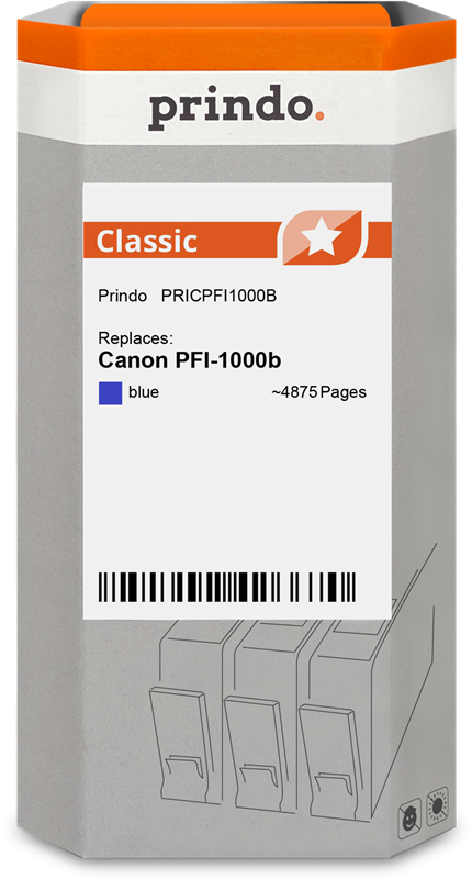 Prindo Classic Blau Druckerpatrone PRICPFI1000B
