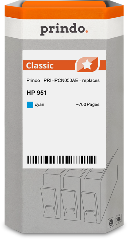 Prindo Classic Cyan Druckerpatrone PRIHPCN050AE