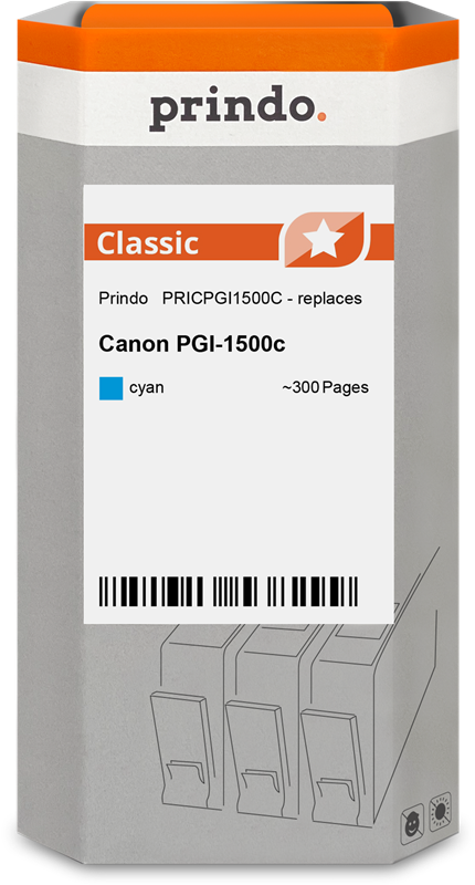 Prindo Classic Cyan Druckerpatrone PRICPGI1500C