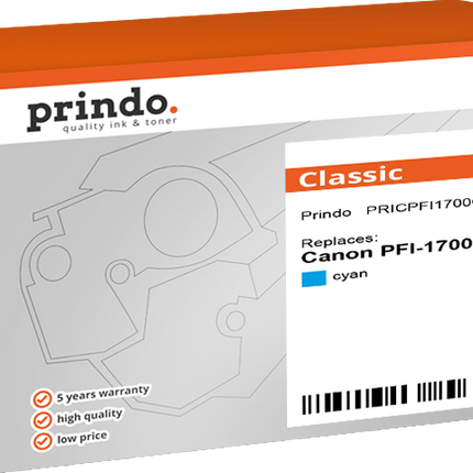 Prindo Classic Cyan Druckerpatrone